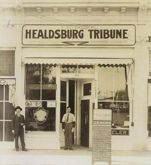 Healdsburg tribune building