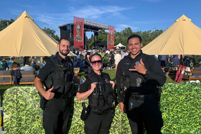 Healdsburg Police at the 2025 Ramble
